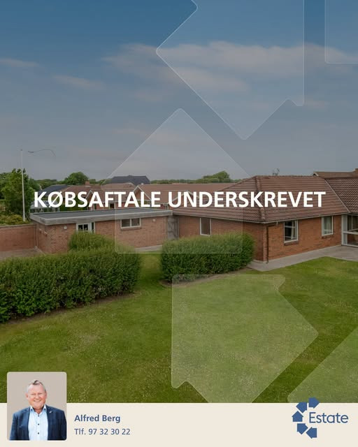 Estate Vestjylland melder om underskrevet købsaftale for Musvitvej 12