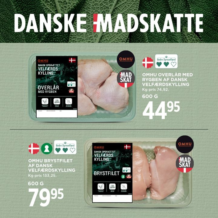 Meny Hjerting præsenterer dansk opdrættet velfærdskylling som Dansk Madskat