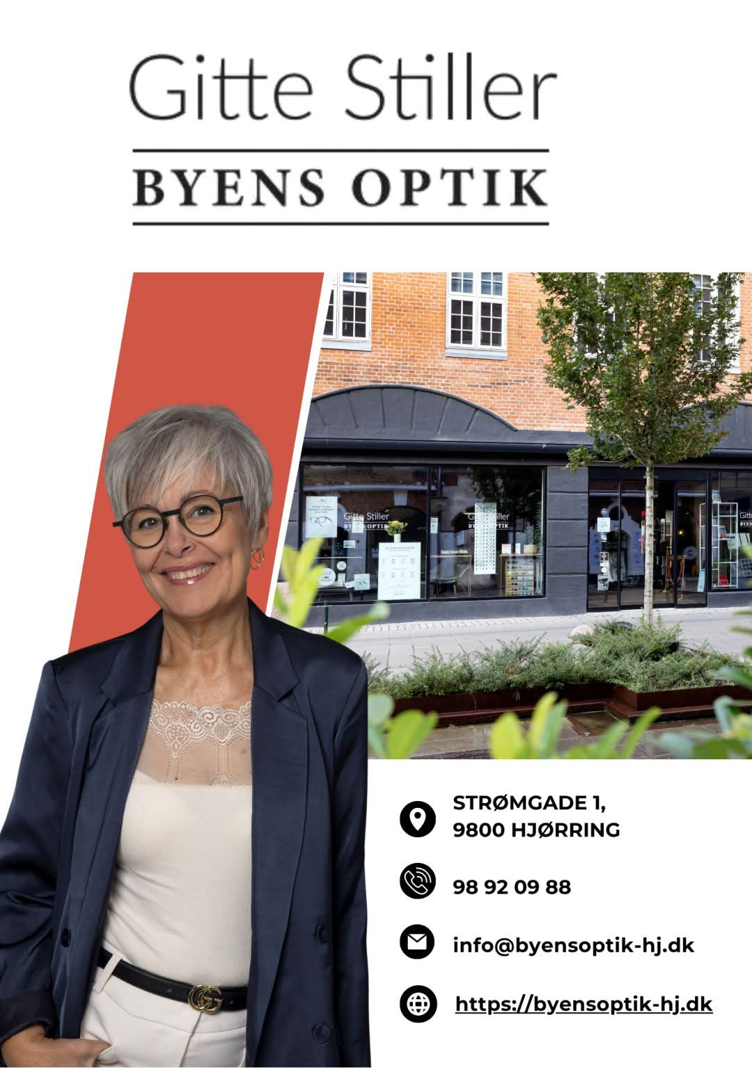 Byens optik opfordrer til at følge deres LinkedIn-profil