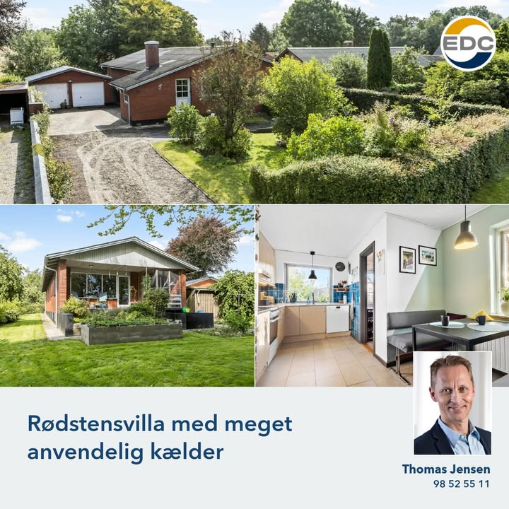 243 gode kvm og dobbelt garage til salg på Finderupvej hos EDC Søren Jensen