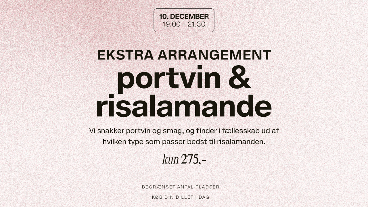 Find den perfekte portvin til risalamanden i Odense