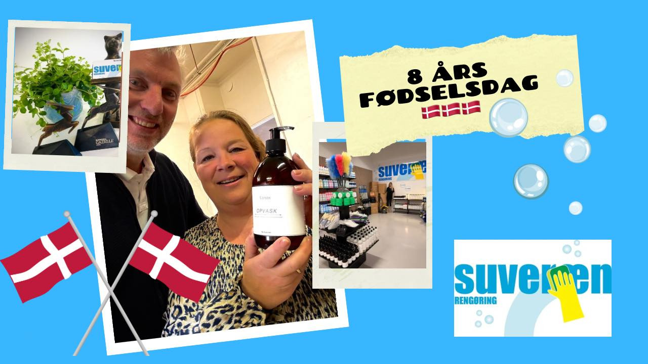 Suveræn Rengøring fejrer 8 års milepæl med vækst og succes