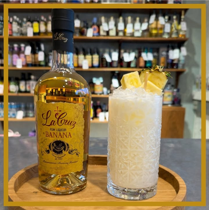 Lahvino Wine & Spirits præsenterer La Cruz Banana Rum Likør fra Panama