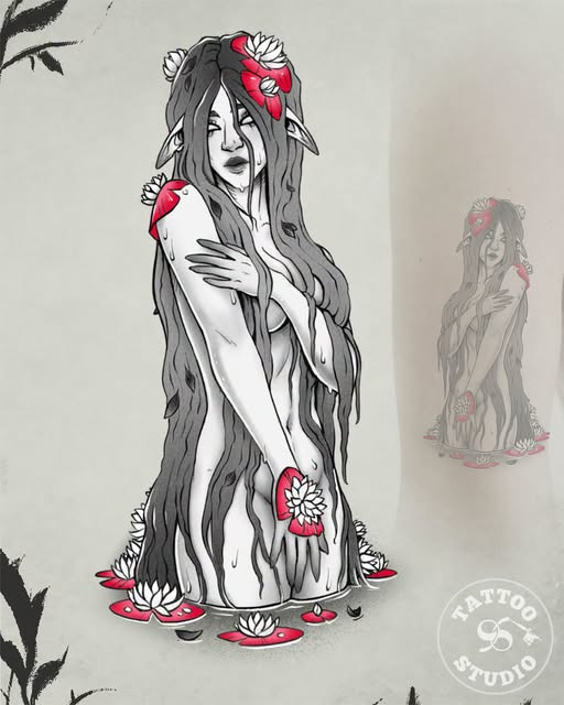 Tattoo Studio 96 Aarhus har et mystisk og fantasifuldt design af Signe ledigt