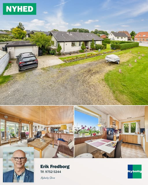 Nybolig Skive I/S præsenterer villa med potentiale i Vinde