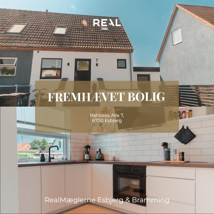 RealMæglerne Esbjerg og Bramming præsenterer indflytningsklar dobbelthus med luksuriøs kælder i Esbjerg