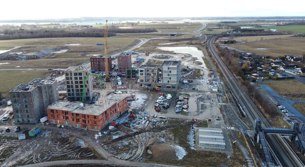 Bydelen Vinge oplever intens byggeboom med indflytningsklare boliger i 2024