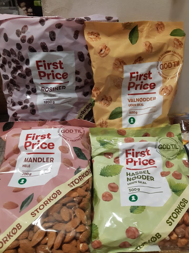 Meny Randers tilbyder storkøb af nødder og rosiner til kun 50 kr.