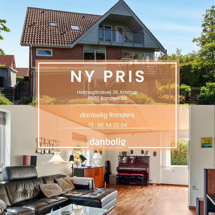 Ny pris på charmerende villa i Kristrup fra danbolig Randers 