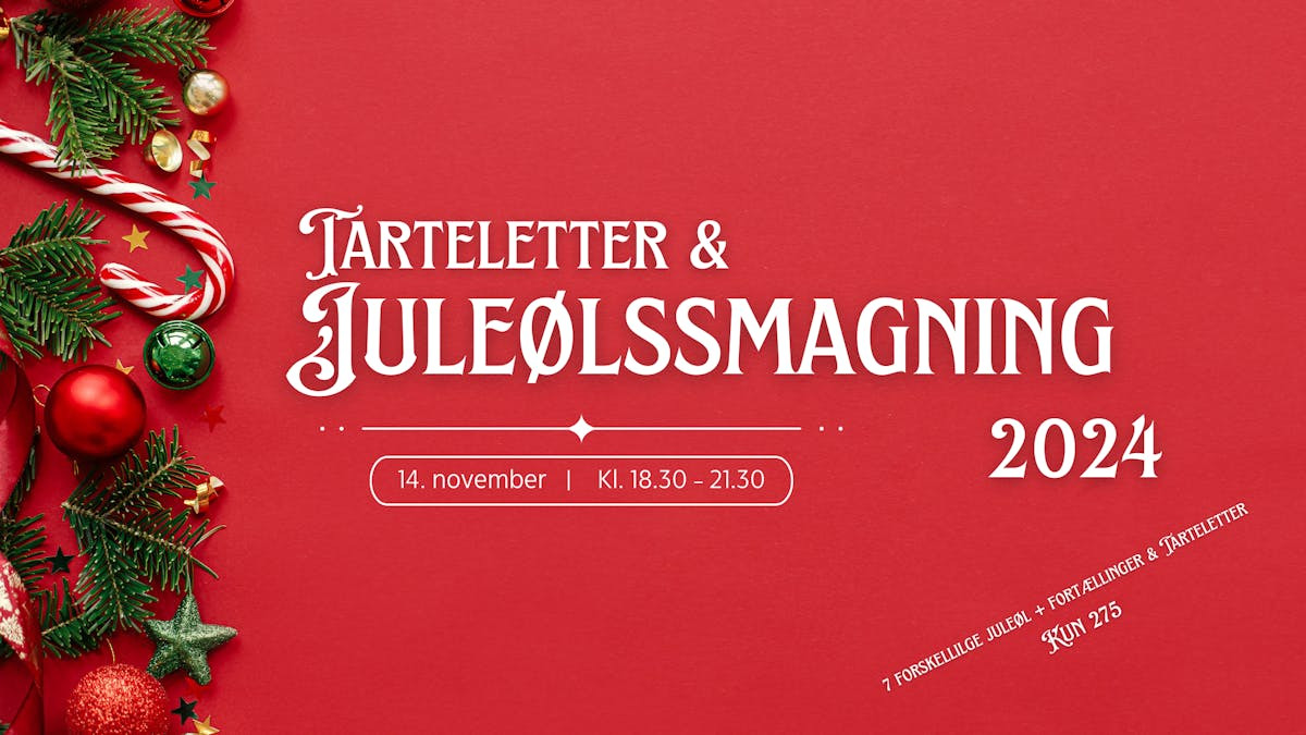 Oplev juleøl og tarteletter med Brygmester Anders Coisbo