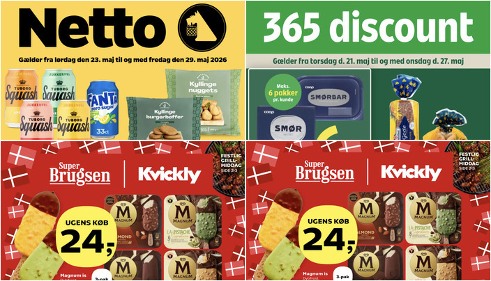 Coop smør til kun 6 kr. og Kims chips til en flad 10'er - se de lokale tilbud