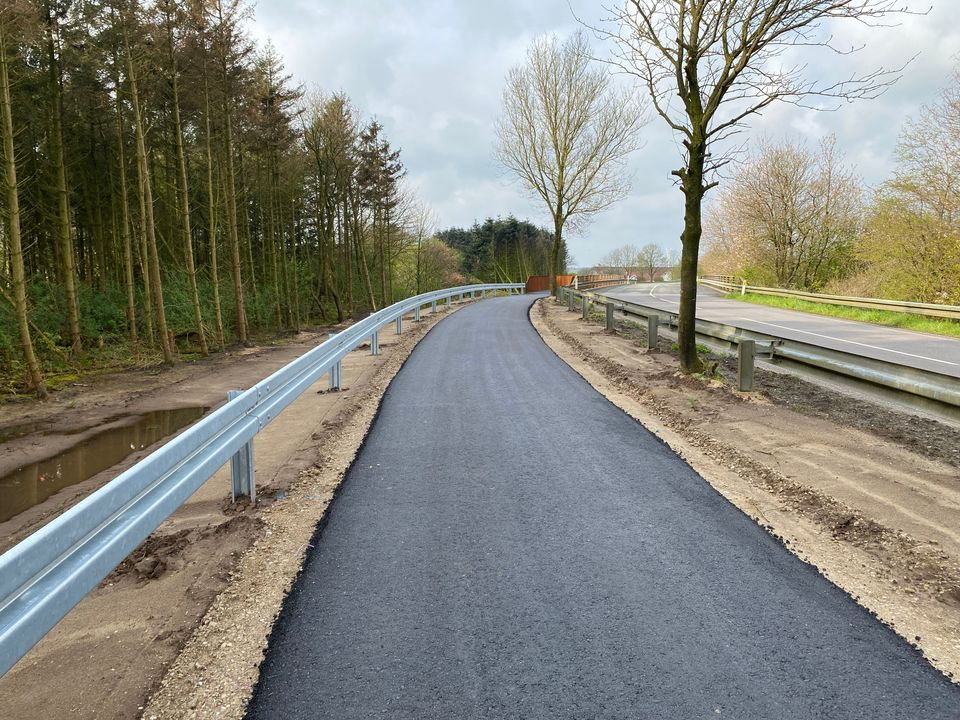 Cykelsti mellem Bramming og St. Darum indvies i slutningen af juni
