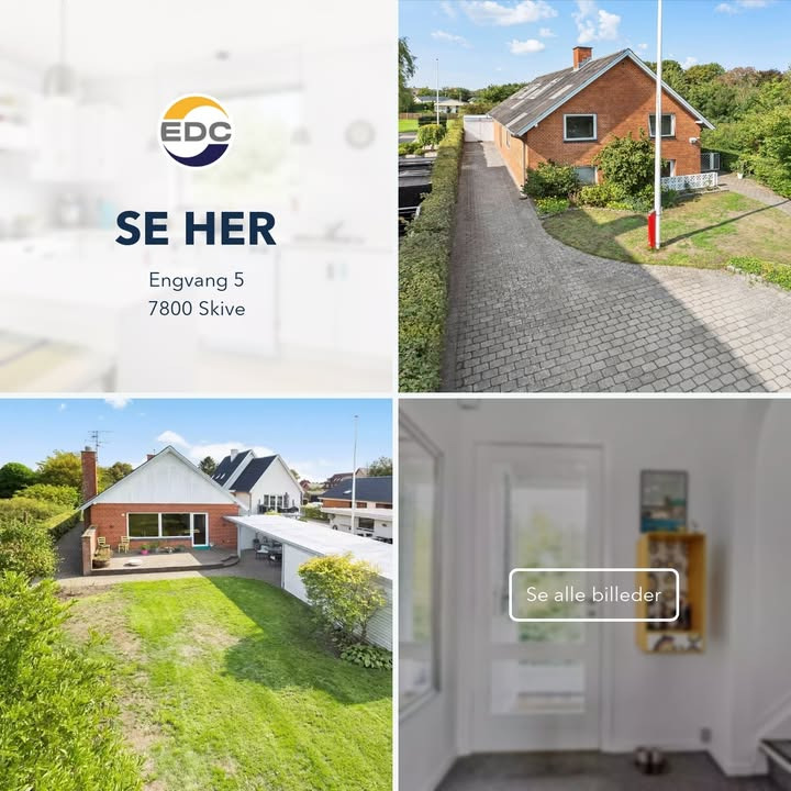 EDC Skive I/S fremviser rummelig villa på blind villavej alle ugens dage