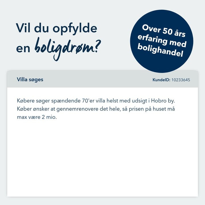 EDC Søren Jensen søger boliger til købere i venteposition