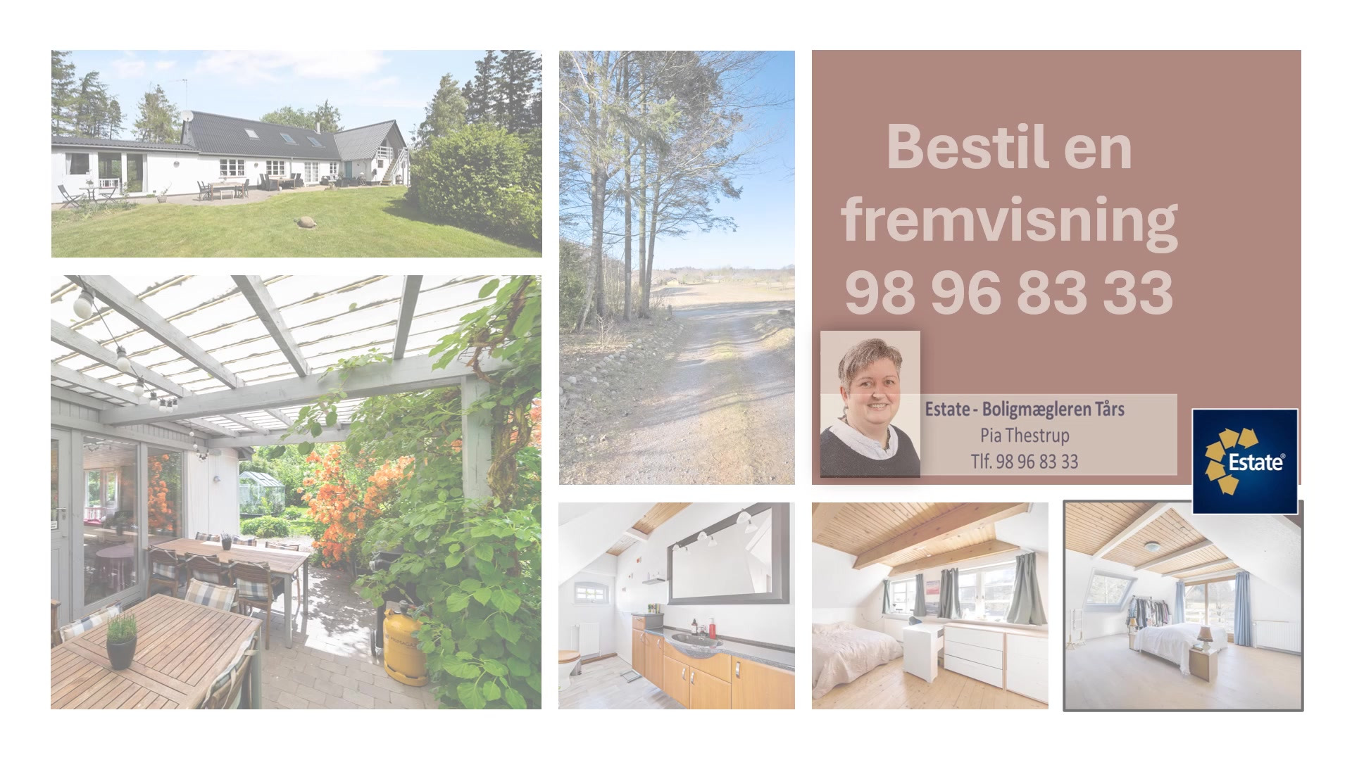 Flot ejendom med stor gildesal og naturskøn beliggenhed fra Estate Boligmægleren Tårs