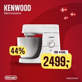 Skousen Thisted: Spar på en Kenwood røremaskine i regnvejret