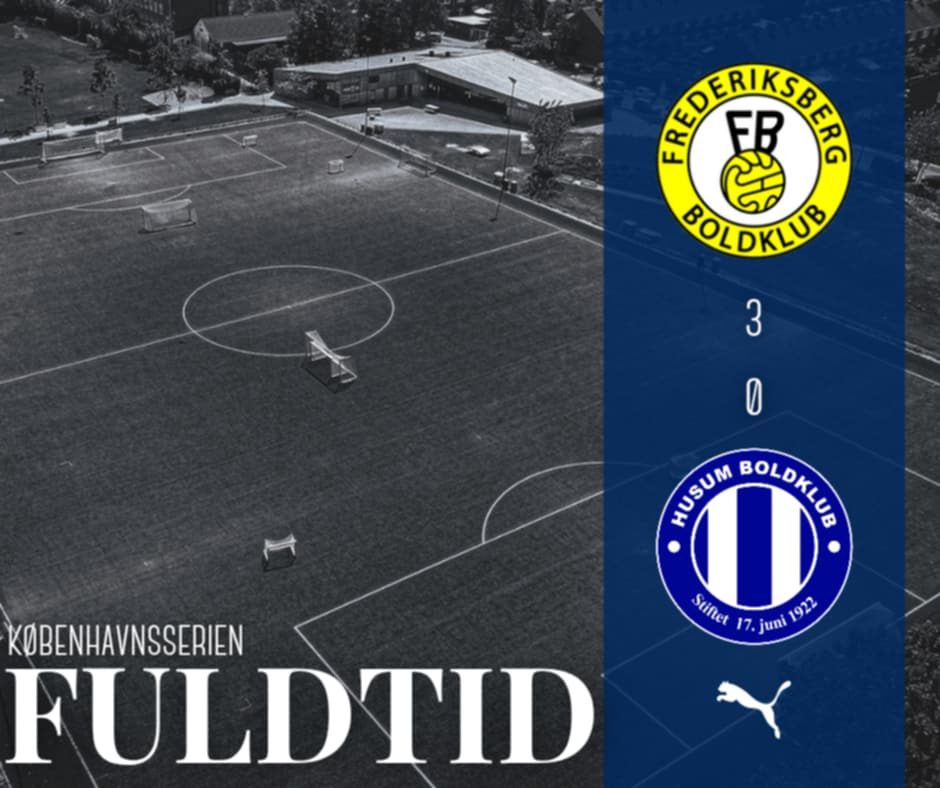 Husum Bk. måtte se sig slået af et effektivt FB i en hård kamp