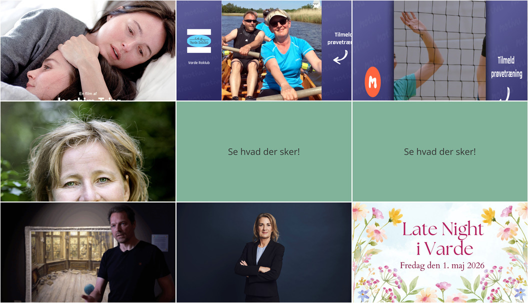 Se hvad der sker i Varde i den kommende uge: Film, Foredrag og Festligheder