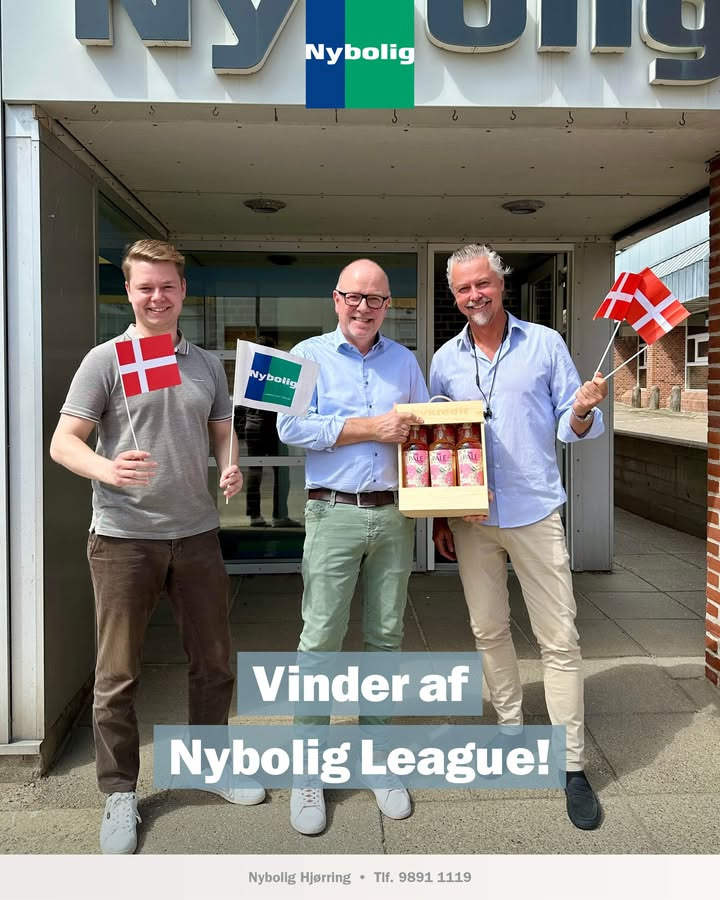 Nybolig Hjørring v/Morten Hove vinder førsteplads i Nybolig League gruppen