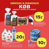 SuperBrugsen Dronninglund inviterer til gode søndags- og mandagskøb