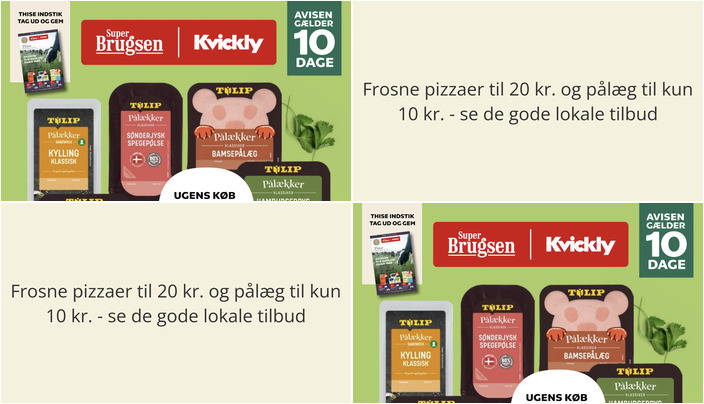Frosne pizzaer til 20 kr. og pålæg til kun 10 kr. - se de gode lokale tilbud