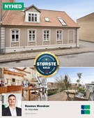 Byhus i Tøjhushaven med hyggelig have og B&B til salg i det attraktive Tøjhuskvarter i Randers