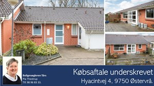 Købsaftale underskrevet for bolig på Hyacintvej 4, Østervrå: Estate Boligmægleren Taars hjælper med drømmeboliger