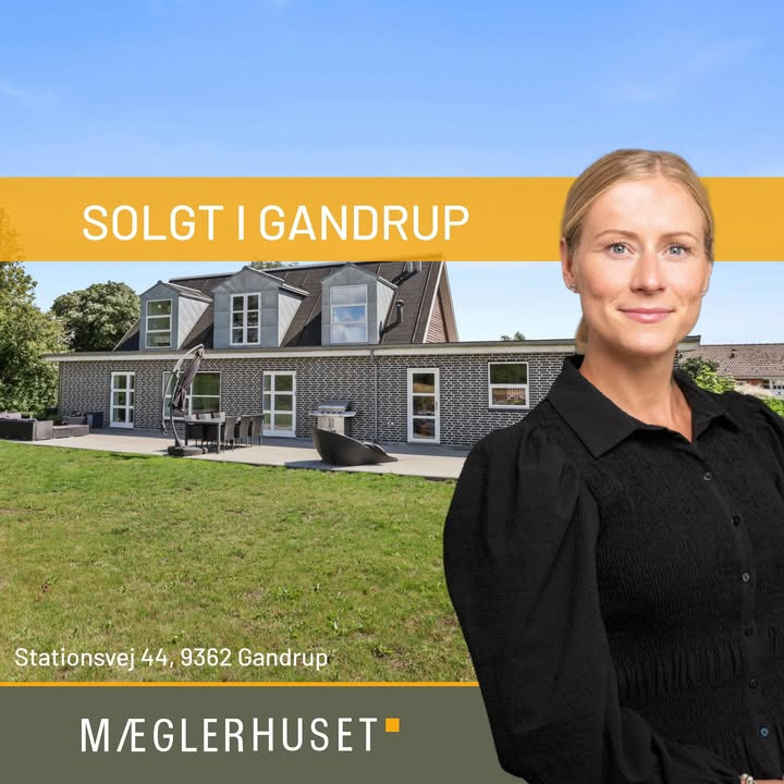Mæglerhuset har solgt Stationsvej 44 i Gandrup