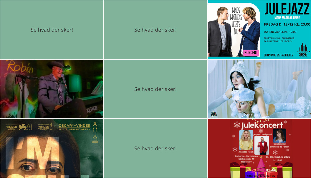 Oplev Haderslev denne weekend: Julemusik, dans og historiske film