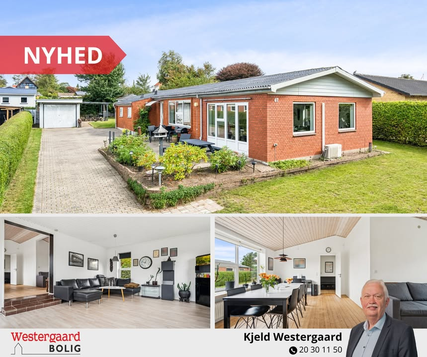 Westergaard Bolig præsenterer ny 1-plansvilla i Brønderslev Nordby