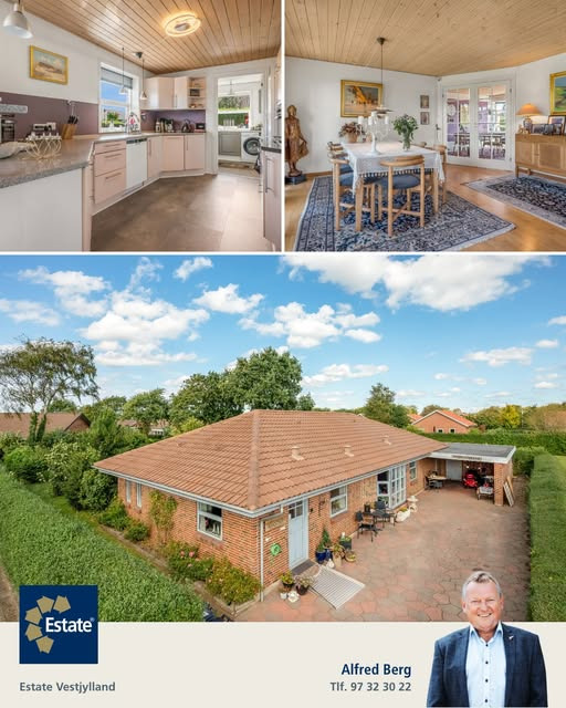 Estate Vestjylland fremhæver attraktiv villa i børnevenligt område i Rindum