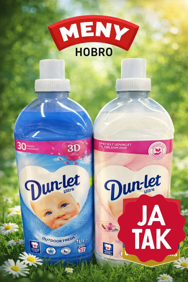Meny Hobro tilbyder Dun-let skyllemiddel til under halv pris - afhentes senest onsdag