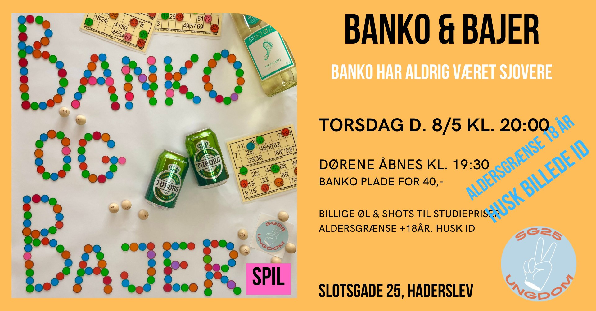 Banko og bajer for de unge i Haderslev