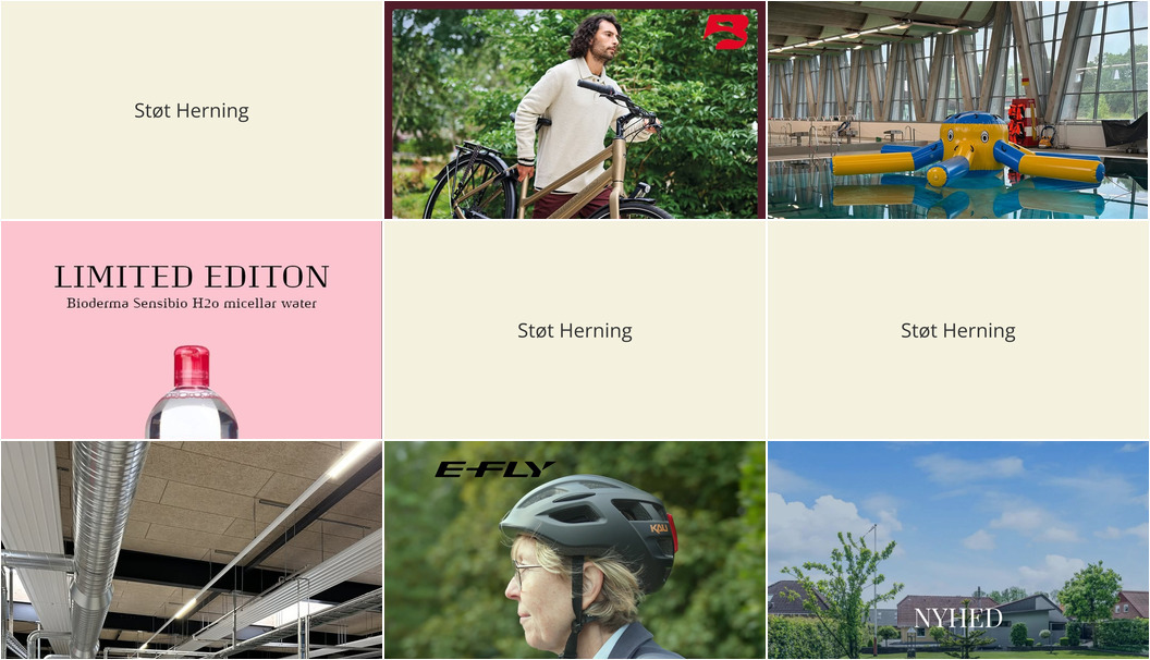 Nyt fra PER P. CYKLER, Klimablock Herning ApS, Herning Svømmehal og 3 andre