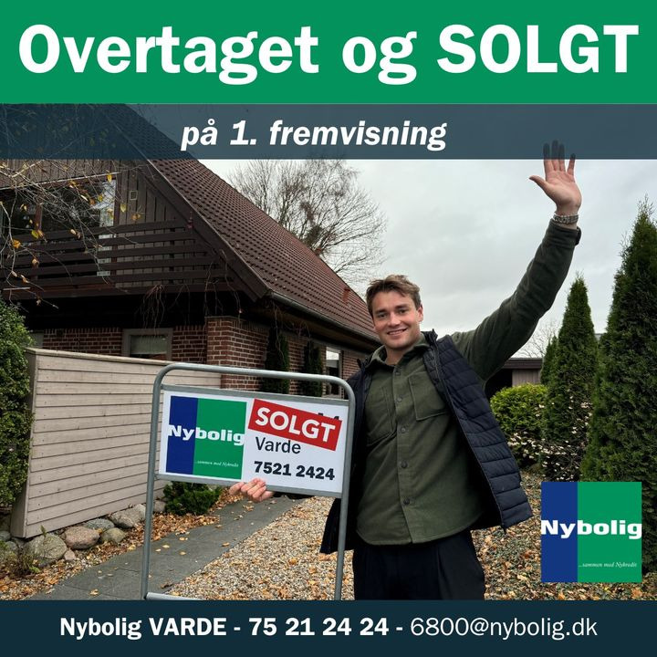 Nybolig Varde sælger Skoleparken 77 på første fremvisning
