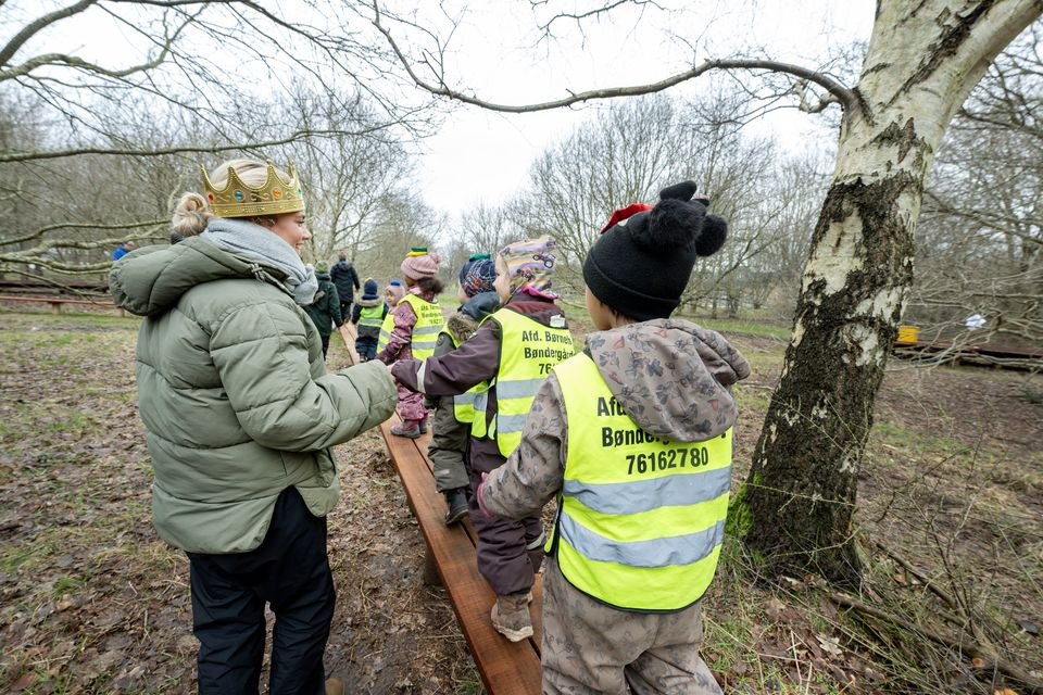 Små eventyrer indviede ny skov