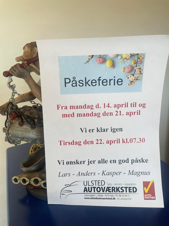 Nyt fra Ulsted Autoværksted