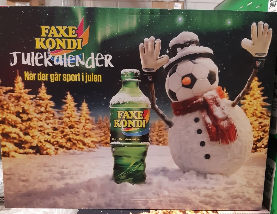 MENY Randers tilbyder Faxe Kondi julekalender til 329 kr. + pant