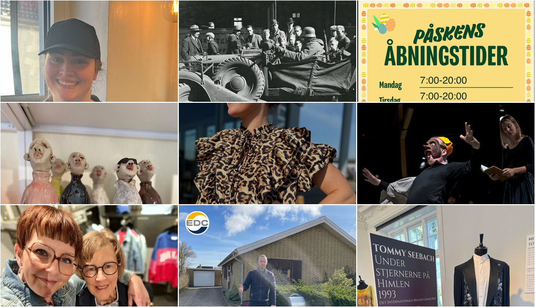 Nyt fra Gimsinghoved, Museerne i Holstebro, Livingshop Holstebro og 7 andre