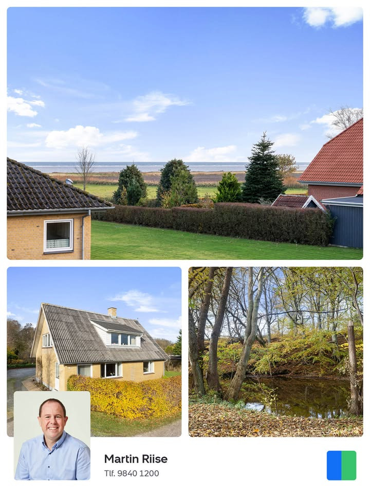 Nybolig Sæby A/S præsenterer unik villa ved Voer Å med stor grund og naturskøn udsigt