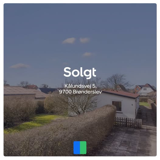 Nybolig Brønderslev & Vrå har solgt Kålundsvej 5 i Brønderslev