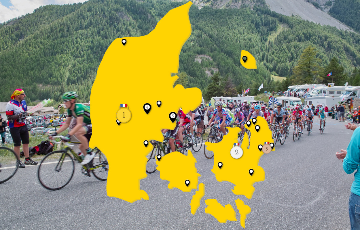 Sådan har Slagelse har klaret sig i Tour de France