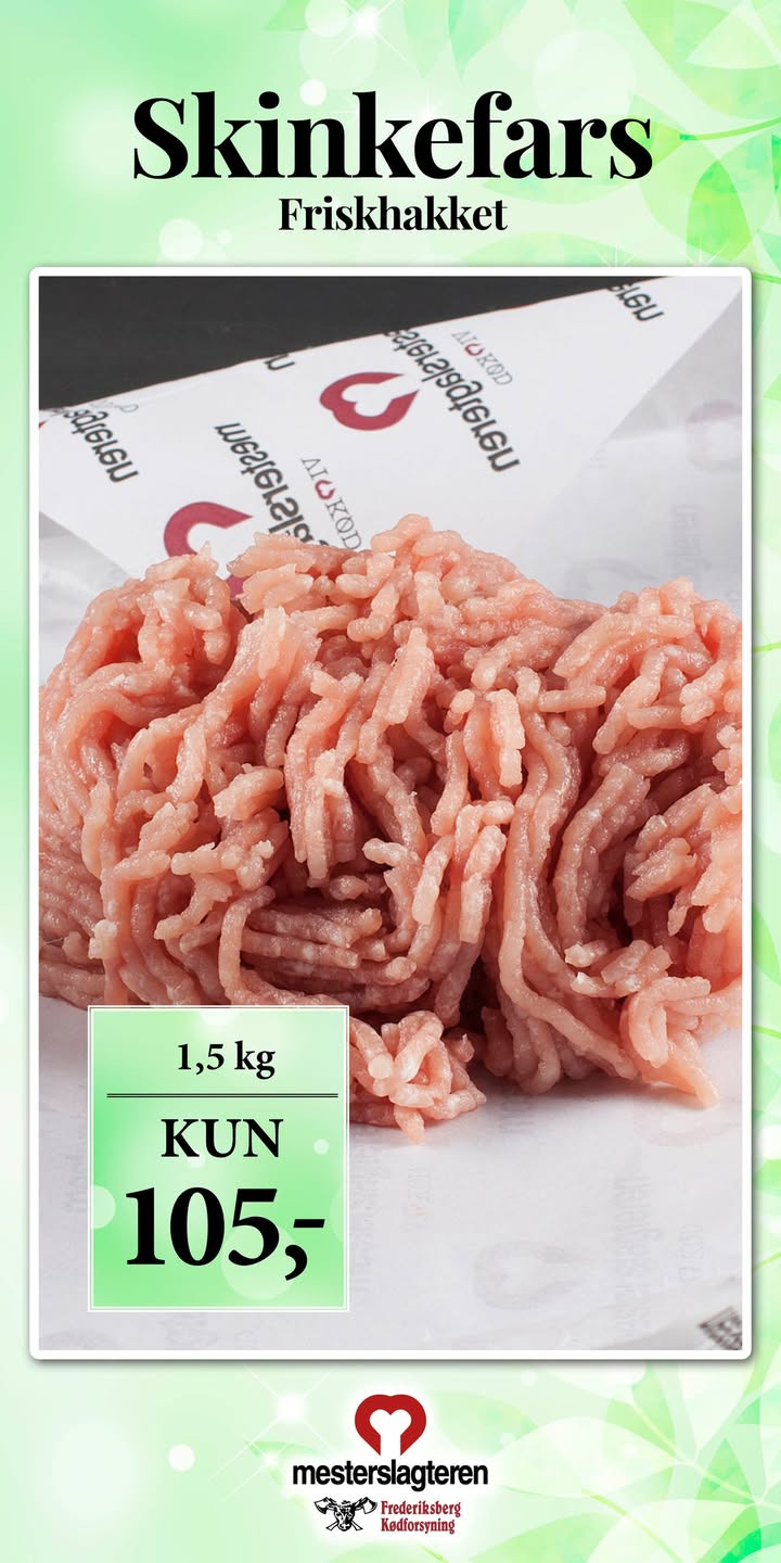 Ugens tilbud hos Frederiksberg Kødforsyning v/Christian Rytter Sørensen: Spar på slagterfavoritter i uge 17