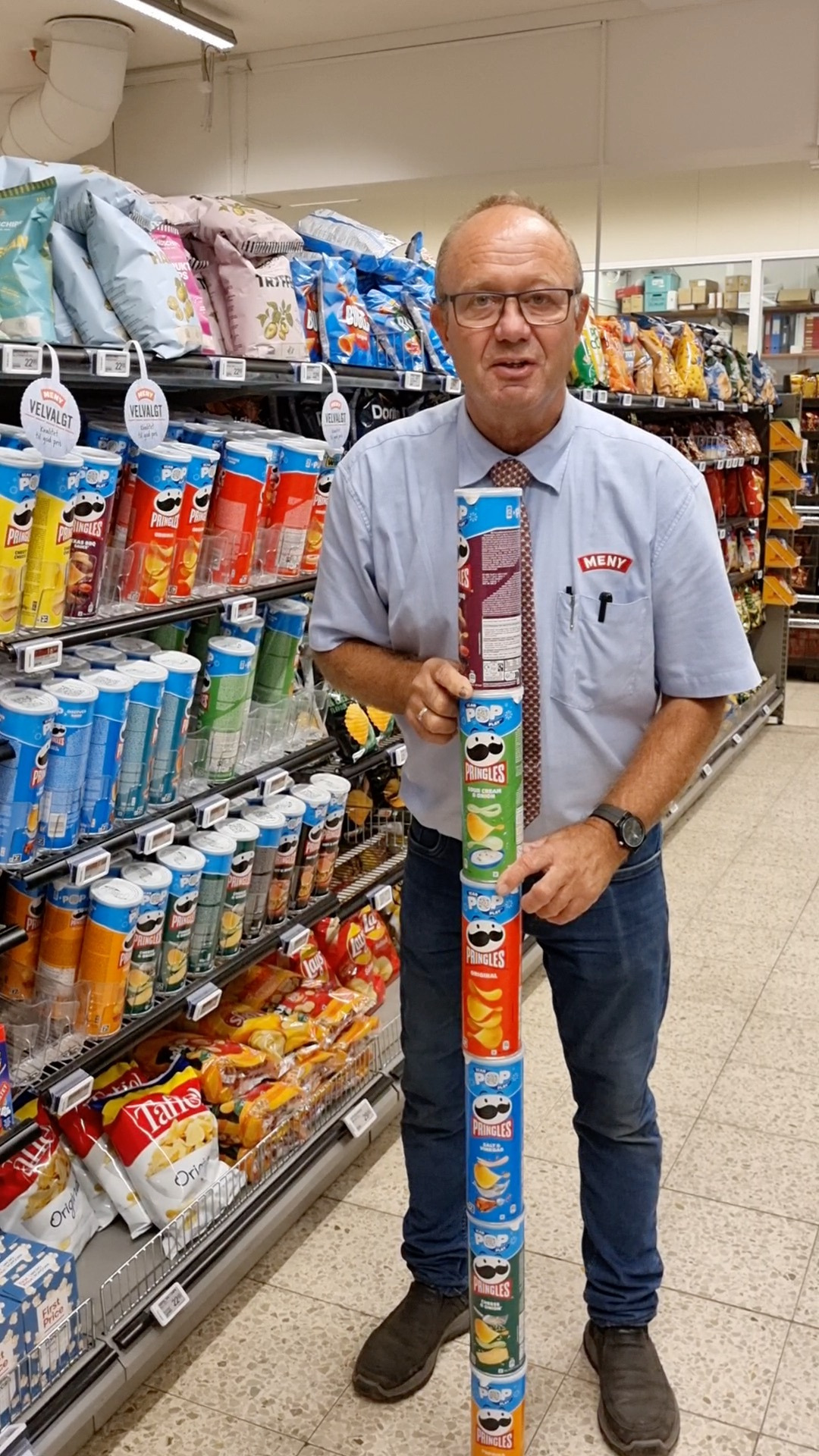 Pringles til kun 16 kr. hos Meny Klarup i weekenden