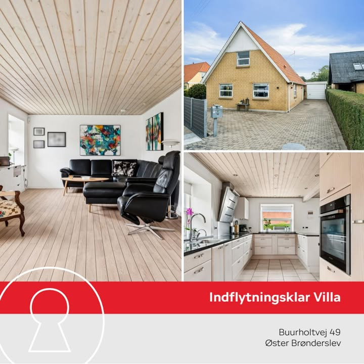 Hyggelig villa til salg i Øster Brønderslev hos home Brønderslev