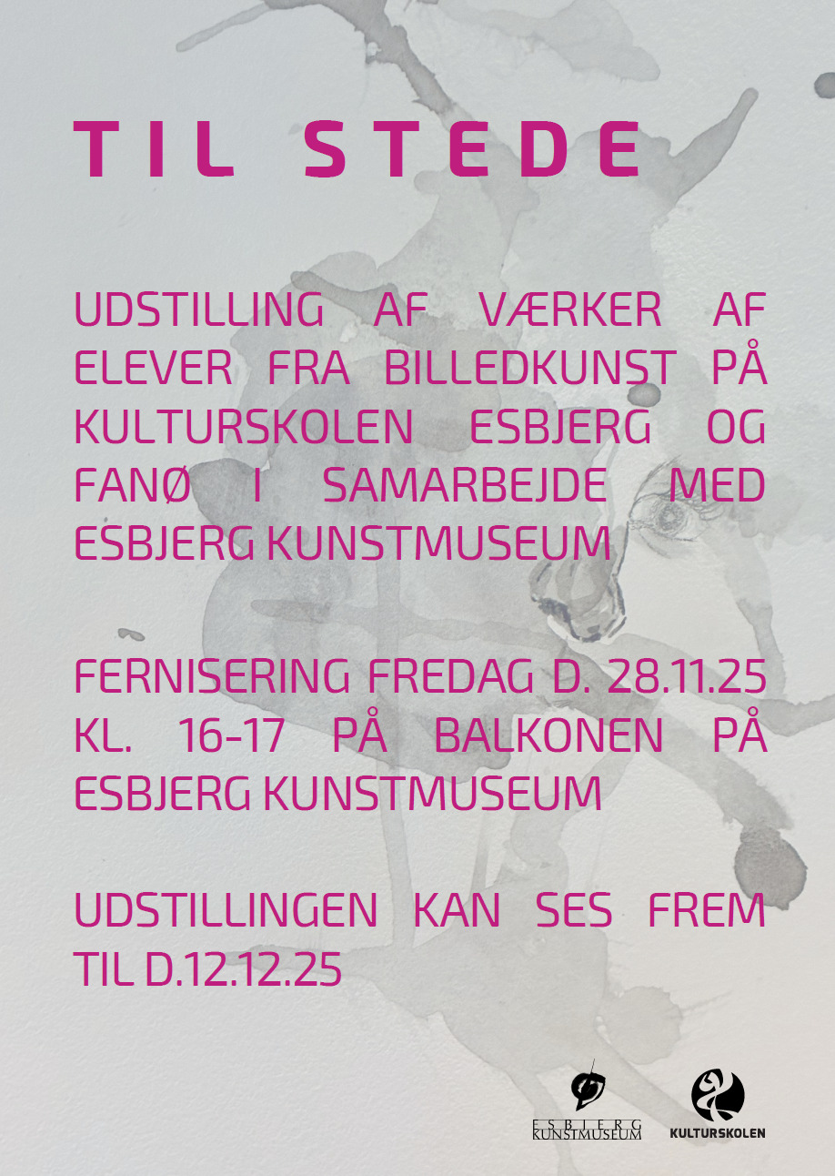 Fernisering af 'Til stede' på Esbjerg Kunstmuseum