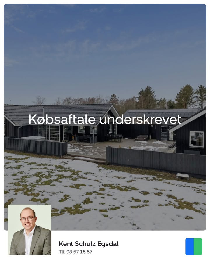 Nybolig Hadsund sælger moderne sommerhus i Helberskov