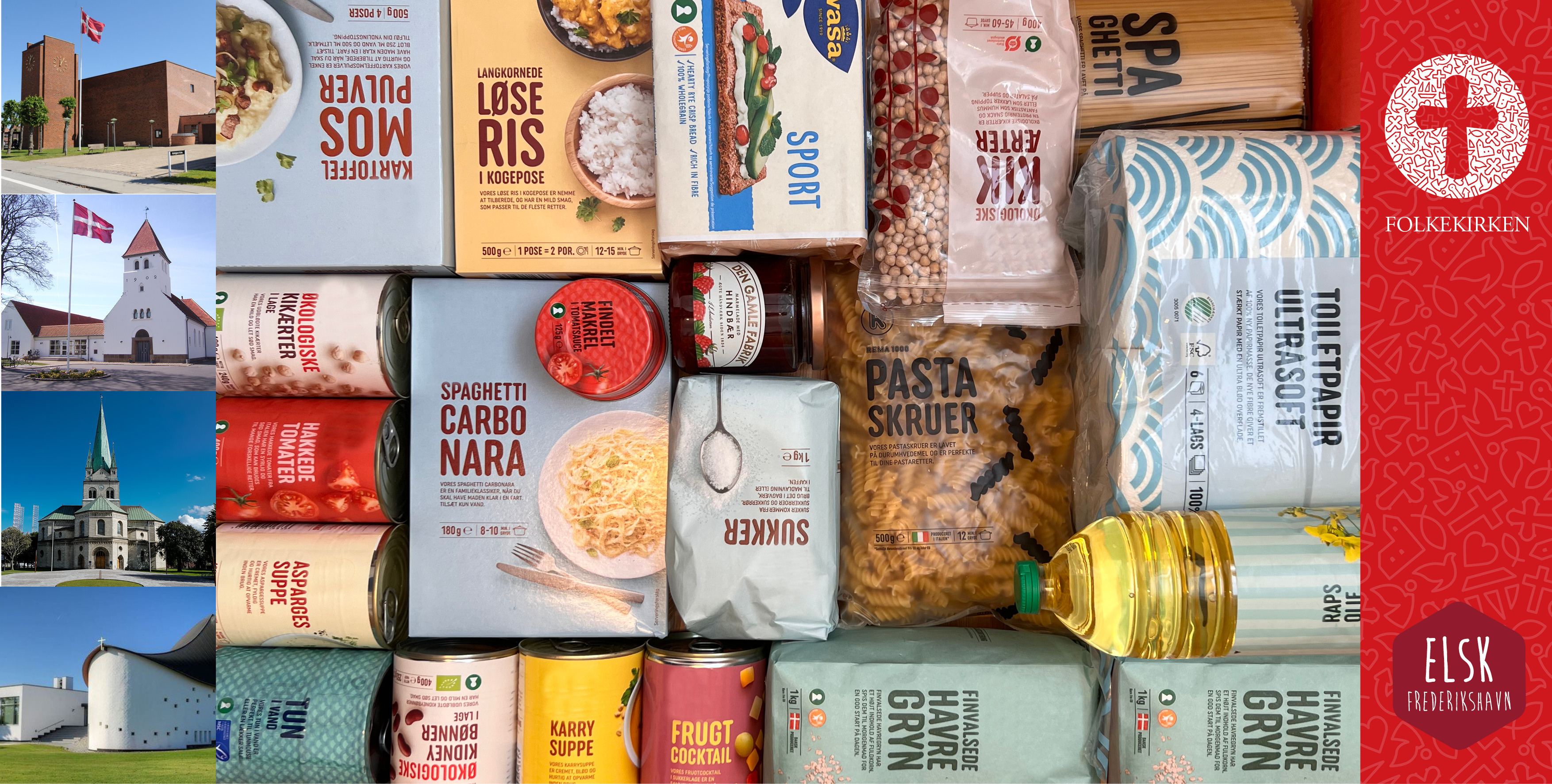 FIRE FOLKEKIRKER I FREDERIKSHAVN LANCERER MADINDSAMLING 