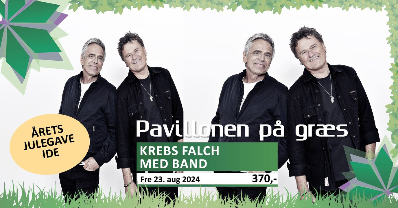 Pavillonen på Græs 2024: Michael Falch og Poul Krebs bekræftet som hovednavne