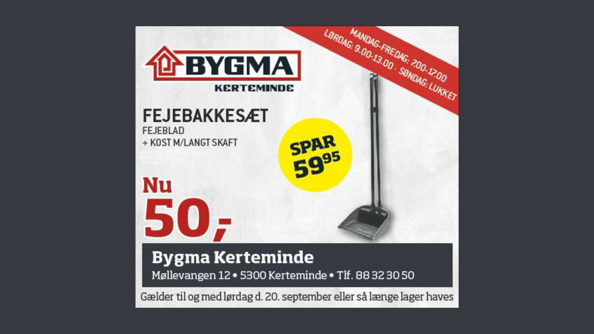 Bygma Kerteminde byder på et fejende godt tilbud